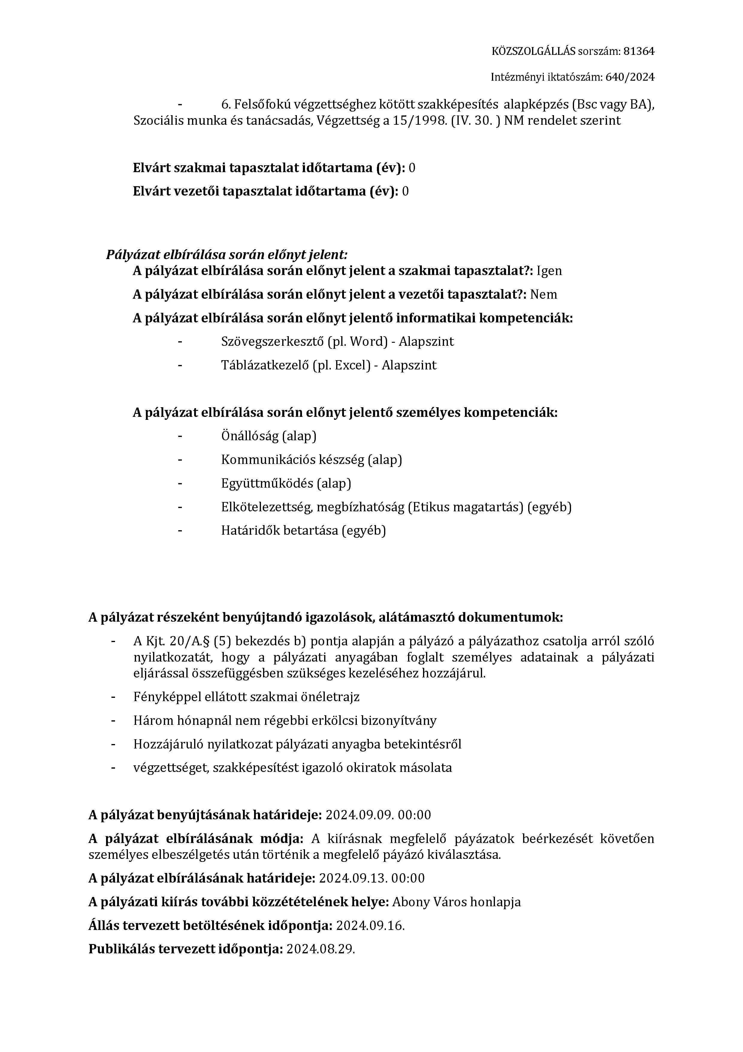AllasHirdetes Családsegítő 2 12
