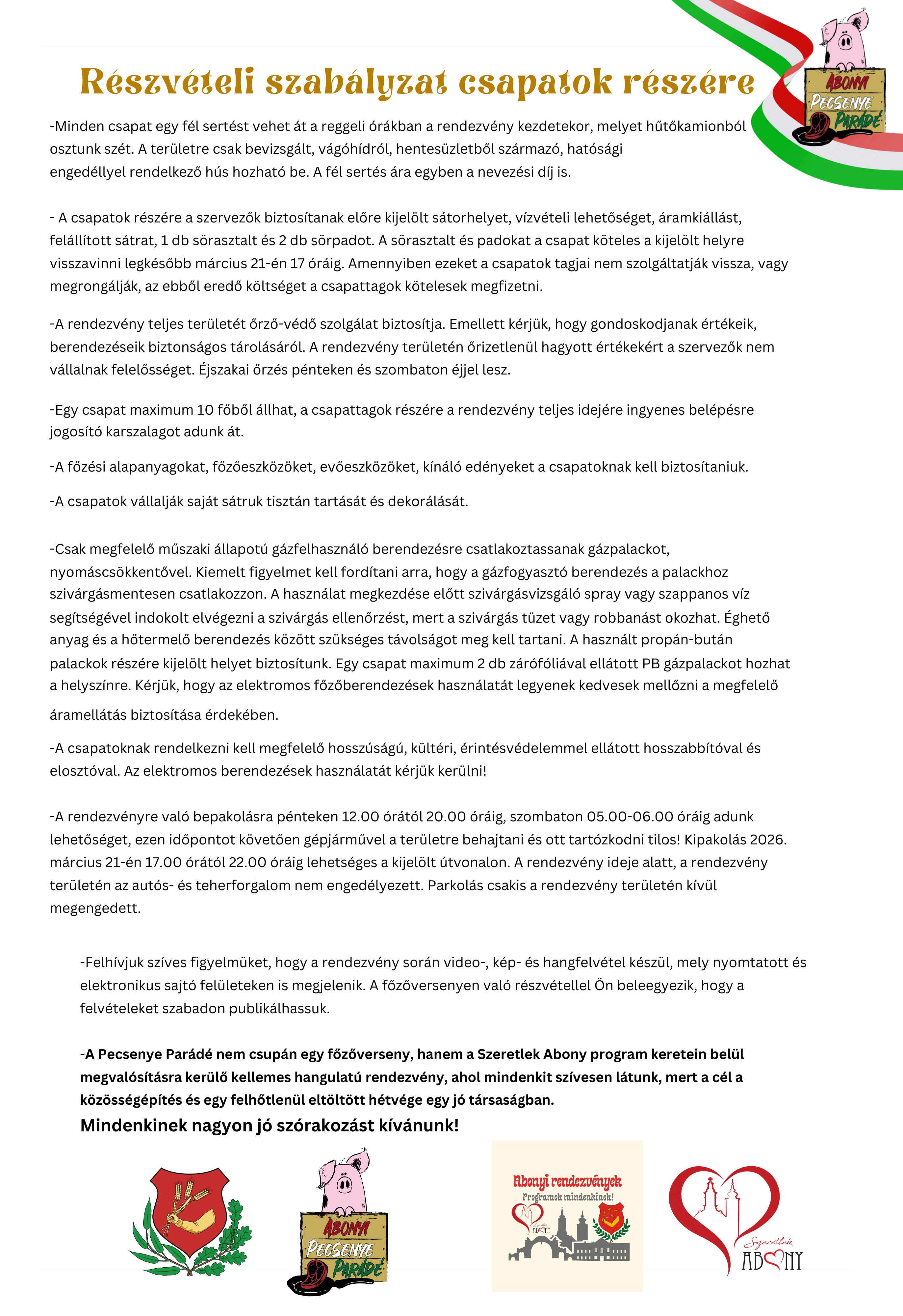 Csapatok nevezése 10