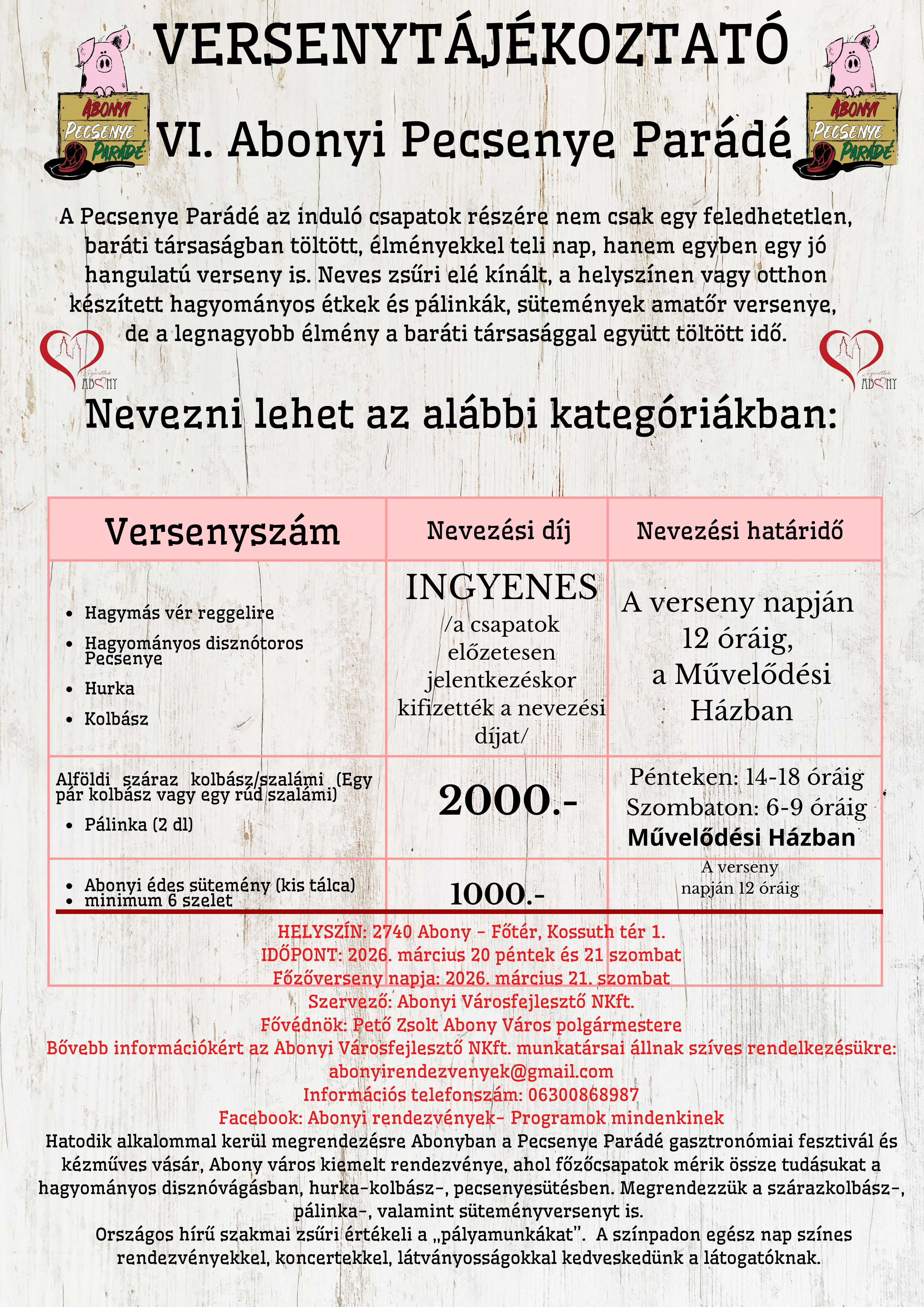 III. Abonyi Pecsenye Parádé 2