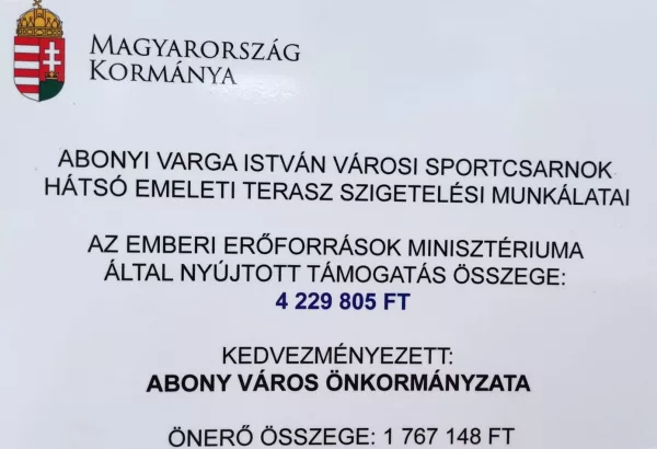 Kezdődik a sportcsarnok teraszának felújítása