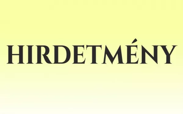 Hirdetmény