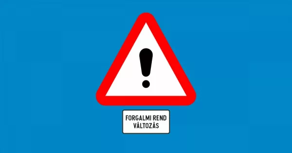 Forgalmi rend változás rendezvény miatt!