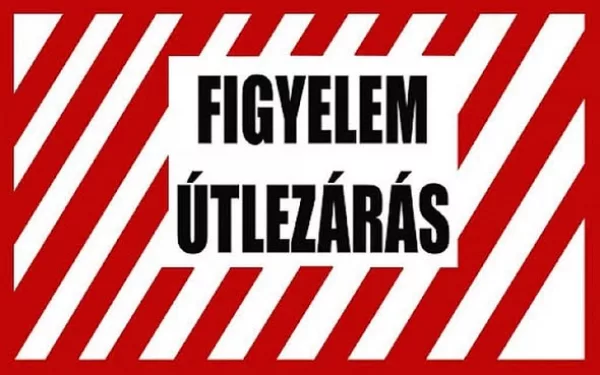 Áramszünet és útlezárás