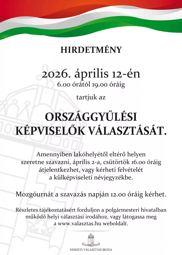 Választási hirdetmény