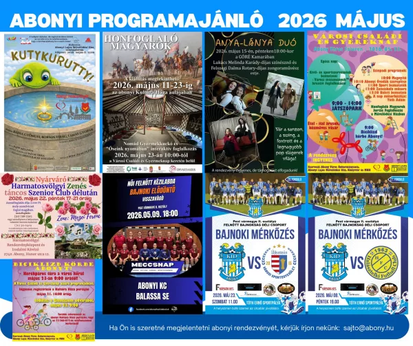 Abonyi programajánló
