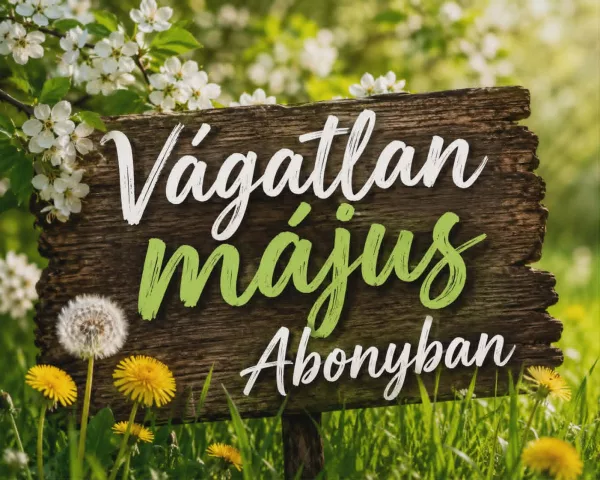 Hagyjuk élni a természetet! – Indul a „Vágatlan Május” Abonyban is!