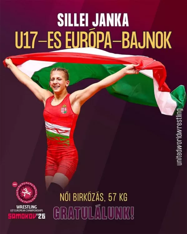 Sillei Janka Európa Bajnok