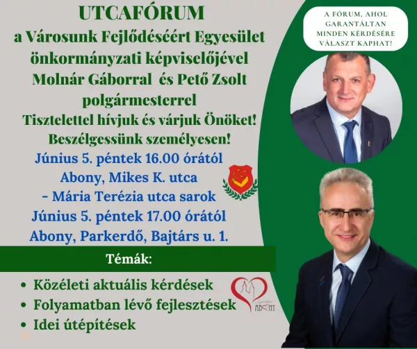 Utcafórum Molnár Gáborral