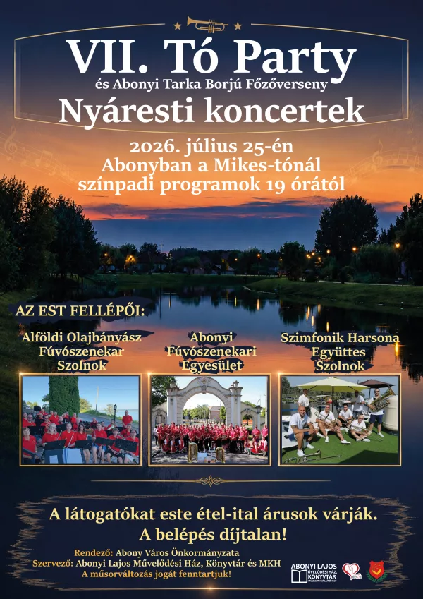 Tóparty koncertek