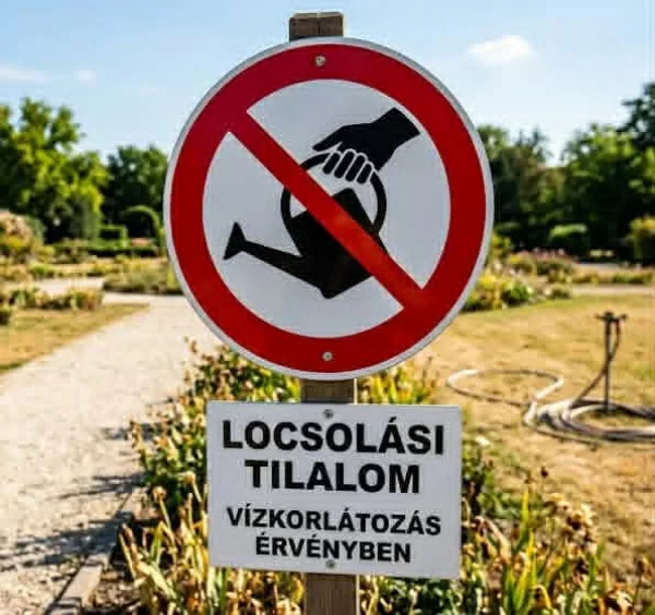 Polgármesteri határozat: I. fokozatú vízfogyasztási korlátozás bevezetéséről