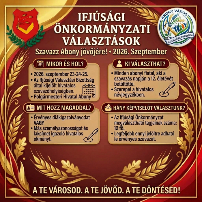 Ifjúsági Önkormányzati Választások Abonyban