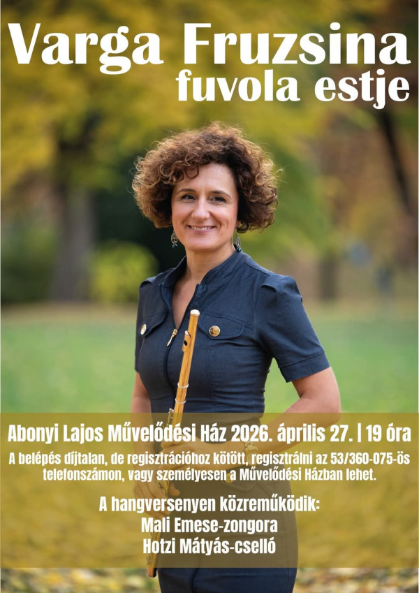 Varga Fruzsina fuvolaestje