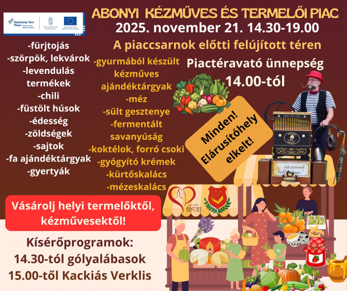 Piactéravató ünnepség