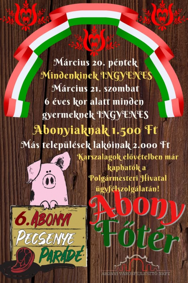 Belépők a Pecsenye Parádéra