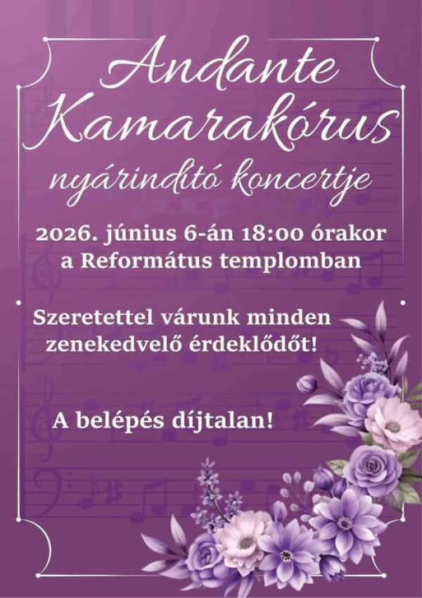 Andante Kamarakórus Koncertje