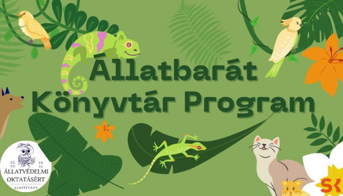 Könyvtárunk az &quot;Állatbarát Könyvtár&quot; program tagja lett