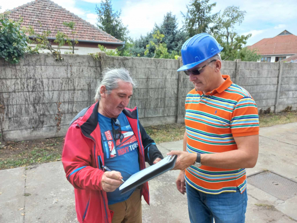 Megkezdődtek a munkálatok a víztoronynál