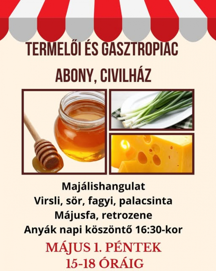 Termelői és gasztropiac