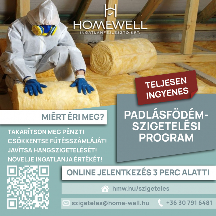 Padlásfödém szigetelés
