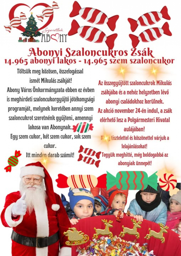 Abonyi szaloncukros zsák