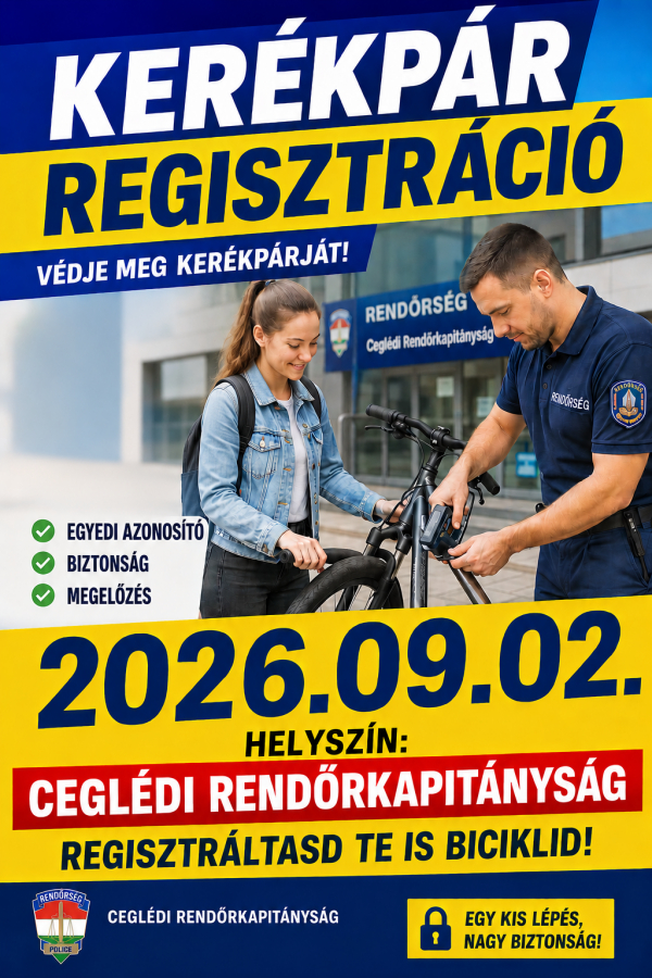 Kerékpár regisztráció