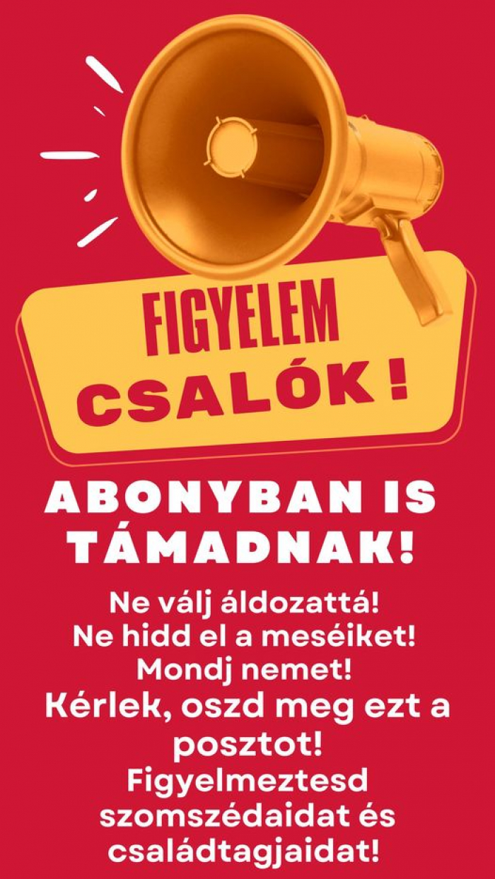 Egyre több abonyit is csőbe húznak az online csalók!