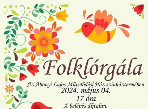 Szombaton mindenkit vár a Folklórgála