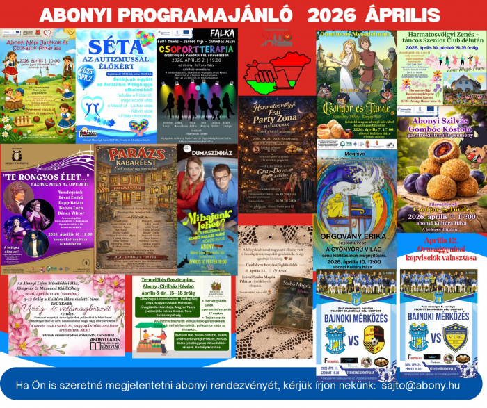 Április programajánló