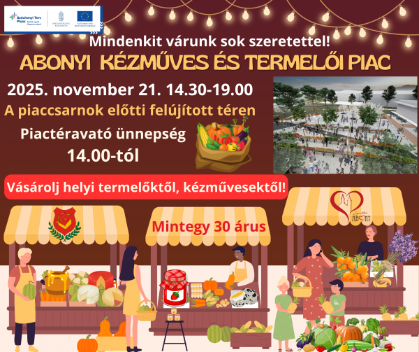 Piactéravató ünnepség