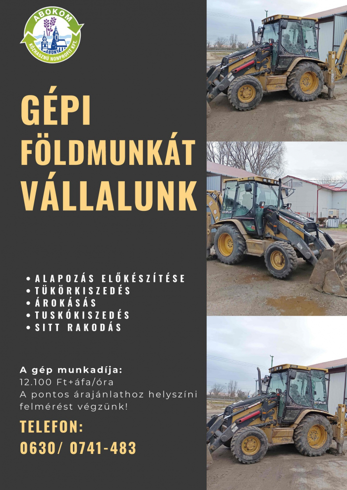 Gépi földmunka