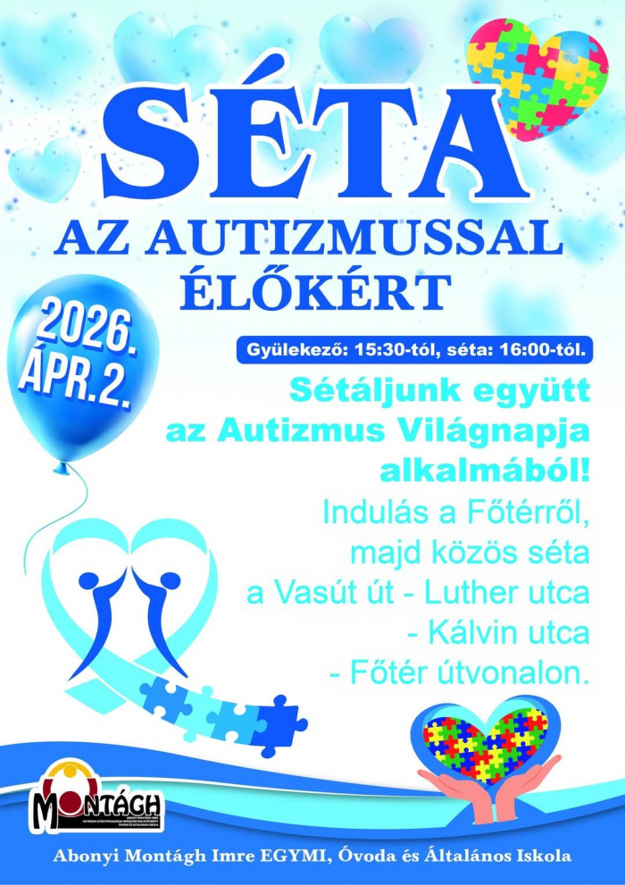 Séta az autizmussal élőkért