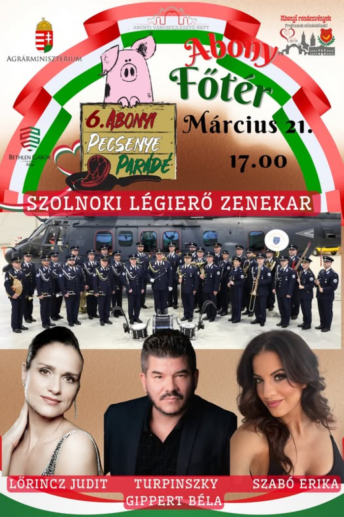 Szolnoki Légierő Zenekar fellépése.