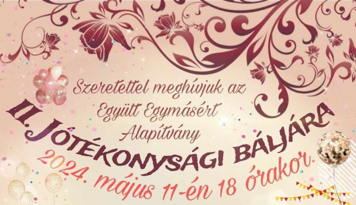 Meghívó a II. Jótékonysági Bálra