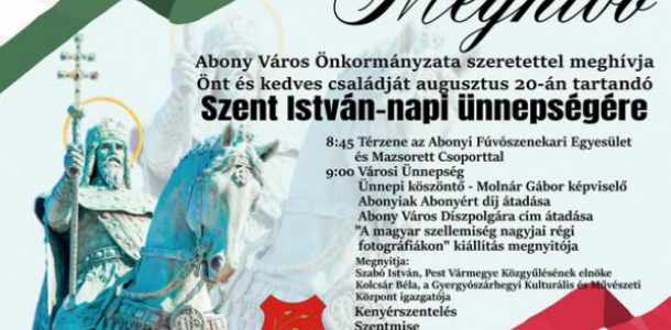 Meghívó- Szent- István Nap