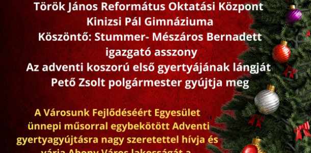 Adventi gyertyagyújtás