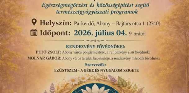Az Abonyi Ősi Tudás és Természetes Életmód Napja