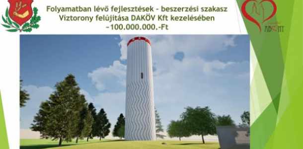 Kezdődik a víztorony renoválása: Új külsőt kap Abony harmadik tornya