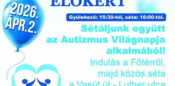 Séta az autizmussal élőkért