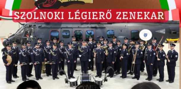Szolnoki Légierő Zenekar fellépése.